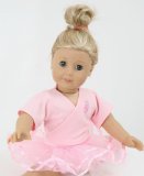 DOLLS BALLET OUTFIT , TUTU AND BALLET WRAP 14-18 INCH DOLLS[SHOES NOT INCLUDED]